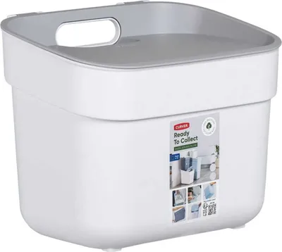 Produktbild von Recyklační koš Ready to Collect 5L 251938 šedý/bílý Keter