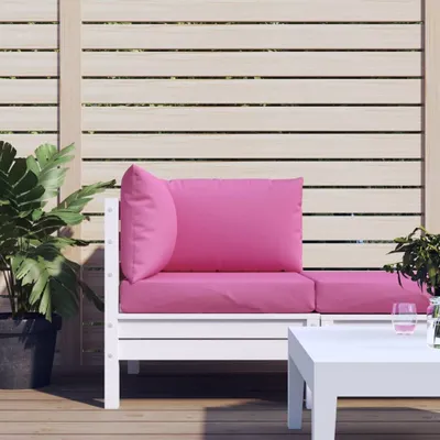 Produktbild von The Living Store Palettenkissen 3 Stk. Rosa Oxford-Stoff