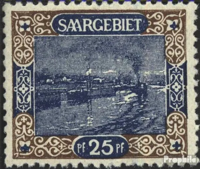 Produktbild von Briefmarken Saarland 1921 Mi 56 postfrisch Landschaftsbilder (I)