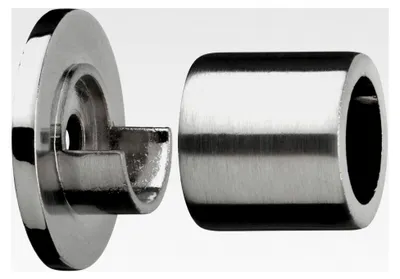 Produktbild von Wandlager 20 mm in Edelstahl-Optik