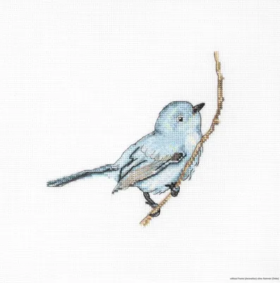 Produktbild von Luca-S Kreuzstich Set "Bluebird", Zählmuster, 14x14cm