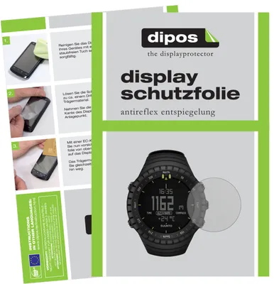 Obrázek produktu pro 2x ochranná fólie pro Suunto Core matt screen protector film ochrana displeje dipos