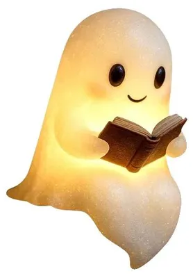 Produktbild von Buchlampe, Geisterdesign, sanfte Beleuchtung, 1PC