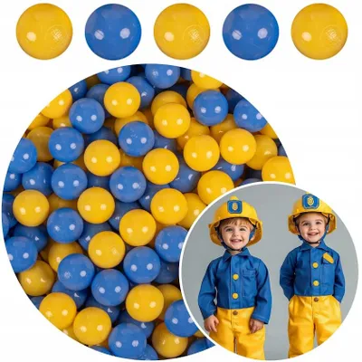 Produktbild von KiddyMoon Bunte Bälle Set 200 Stück 6cm Durchmesser