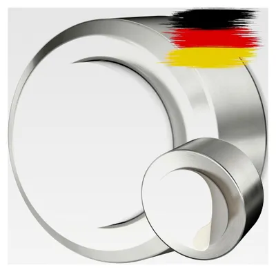 Produktbild von Türstopper Wand Edelstahl (1x) Selbstklebend - Türpuffer Wand, Türstopper Wandmontage - Design für Ihr Zuhause (Weiß)