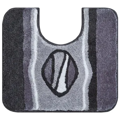 Produktbild von WC-Vorleger Grund Jewel 55 x 50 cm anthrazit schwarz