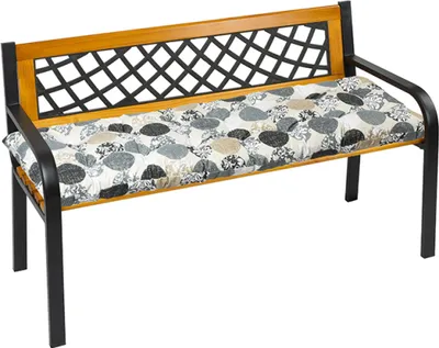 Obrázek produktu pro Sedák na lavici prošívaný - 40x120 cm - Šedá,Bílá