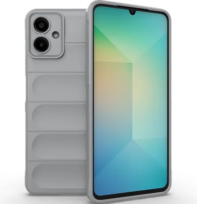Image de Etui pour Samsung Galaxy A06 Soft TPU Silicone Shockproof Protective Case Gray