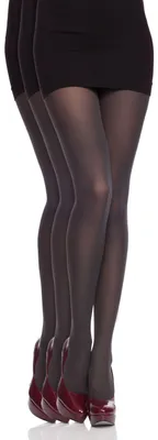 Produktbild von Damen Gemusterte Strumpfhose (Graphit-G5482(40 DEN) ,S) .