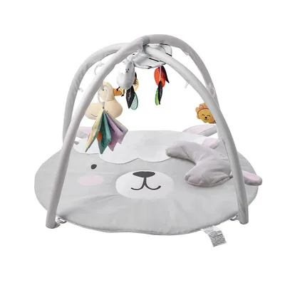 Produktbild von Spielbogen mit 5 Sensorischen Spielzeugen Baby Spielmatte Fitness Krabbeldecke Spielecke für Neugeborene Im Alter Von 0–18 Monaten 995x830x550mm