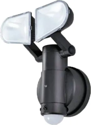 Zdjęcie produktu dla Schwaiger LED 2-krotna lampa z czujnikiem 400 lumenów czarna