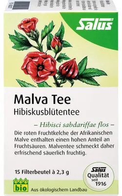 Produktbild von Salus Malva Tee Hibiskusblütentee, 15 St. Filterbeutel