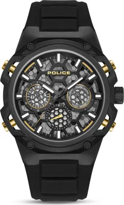 Produktbild von POLICE Herrenuhr Quarzuhr schwarz onesize Herren 46 PEWGQ0071901, PEWGQ0071902, PEWGQ0071903