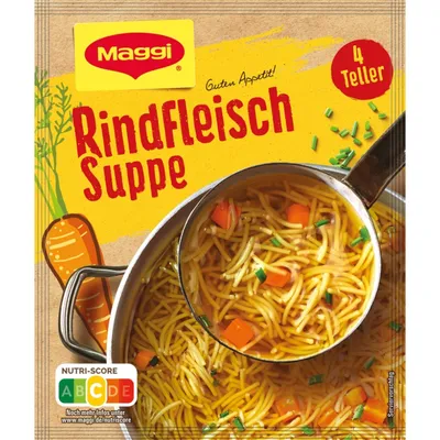 Image de Maggi Bon Appétit Soupe de bœuf avec nouilles et légumes 85g