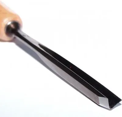Produktbild von STUBAI Stemmeisen Stechbeitel Serie 52 - Form 39 | Gerader Gaißfuß 14 mm, mit Holzgriff, für Kerb- und Reliefschnitzarbeiten, Figurenarbeiten, Profilleisten, zur präzisen Bearbeitung von Holz