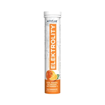 Image de Activlab Pharma électrolytes - sodium, potassium, glucose, vitamine C arôme orange