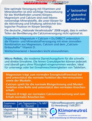 Obrázok produktu pre Double Heart Magnesium +Calcium +D3 direct 20ks