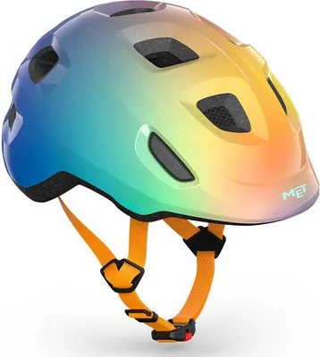 Immagine prodotto di MET Hooray Multicolore/Lucido XS (46-52 cm) Casco da ciclismo per bambini
