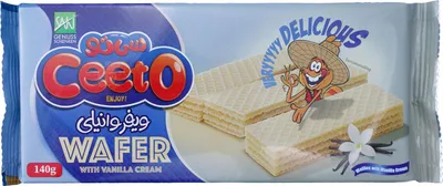 Produktbild von Ceeto- Waffel mit Vanillecreme Kekse 140g