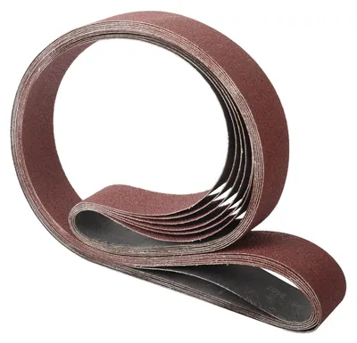 Immagine prodotto di Nastri abrasivi 50x2000 mm, grana 80, confezione da 6 pezzi, per levigatrici a nastro