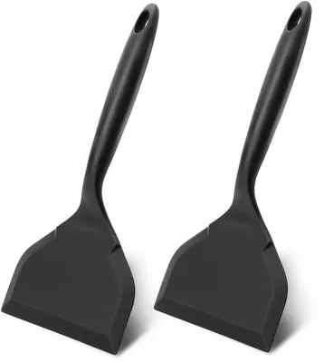 Produktbild von Unyqoos® Hitzebeständiges Silikon-Spatel-Set mit Nylonkern – BPA-frei, -60 °C bis 250 °C, antihaftfreundlich & spülmaschinenfest für Pfannen