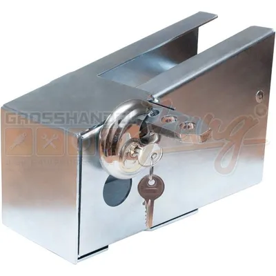 Produktbild von Frielitz Anhängerschloss Kastenschloss-Anhänger 012200099 265mm 182mm 175mm Stahl 3,1kg
