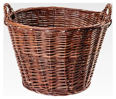 Produktbild von Weidenkorb Ø 40 cm für Kaminholz, Kartoffeln, Obst und Garten