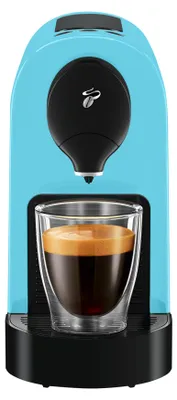 Produktbild von Tchibo Cafissimo „Pure plus“ Kaffeemaschine Kapselmaschine inkl. 30 Kapseln für Caffè Crema, Espresso und Kaffee | 0,8l | 1250 Watt | 11,9 x 33,7 x 24 cm | Limited Edition Tropical Breeze