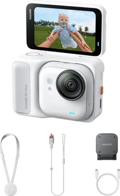Zdjęcie produktu dla Zestaw podstawowy INSTA360 GO Ultra w kolorze arktycznej bieli