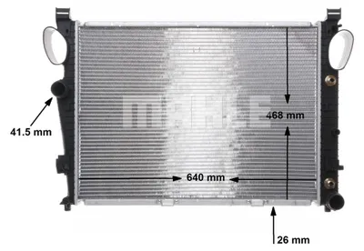 Produktbild von MAHLE CR 304 000S Kühler Wasserkühler Motorkühler passend für MERCEDES-BENZ S-Klasse Limousine (W221) S-Klasse Limousine (W220)