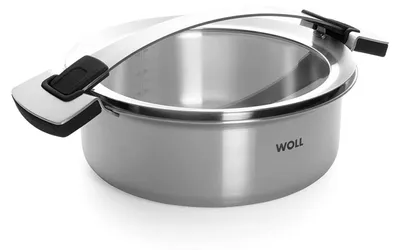 Kochtopf Edelstahl 24 cm x 9 cm 4 L mit Deckel
