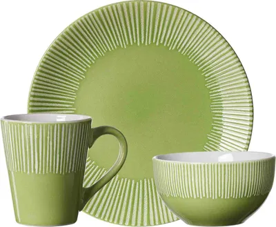 Produktbild von Ritzenhoff & Breker Banda Frühstücks-Set 18-teilig Grün