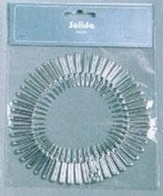 Produktbild von Diademkamm, farbig sortiert, silber