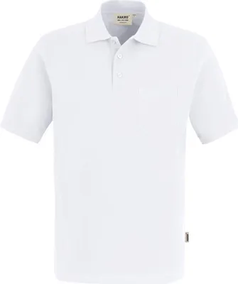 Produktbild von HAKRO Pocket-Poloshirt Top 802, weiß, S