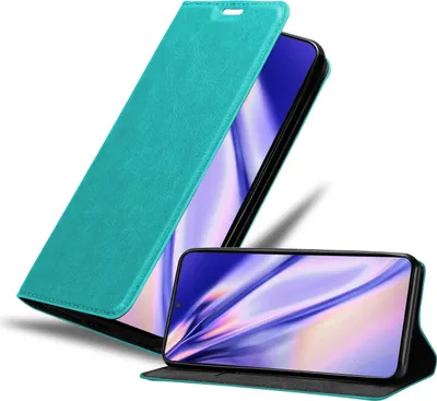 Produktbild von Cadorabo Hülle für Samsung Galaxy S22 Schutz Hülle in Türkis Handyhülle Etui Case Cover Magnetverschluss