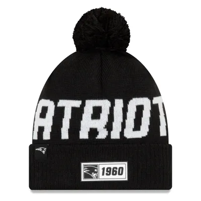 Produktbild von New Era New England Patriots NFL 2019 On Field Road 1960 Beanie schwarz One-Size