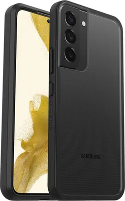 Immagine prodotto di Custodia protettiva OtterBox React Series per Galaxy S22, trasparente/nero
