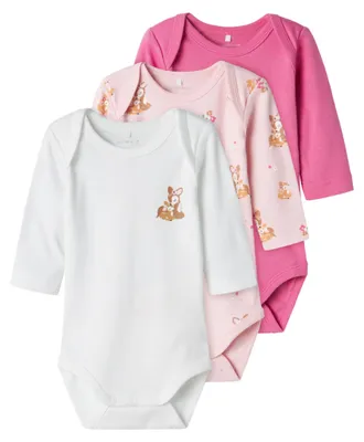 Produktbild von NAME IT Girl Strampler 3er-Pack – Größe 98