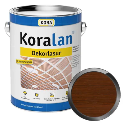 Produktbild von KORA Koralan Dekorlasur 0.75 Liter Nussbaum
