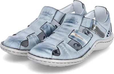 Produktbild von Krisbut Sandalen Blau Glattleder Größe: 44