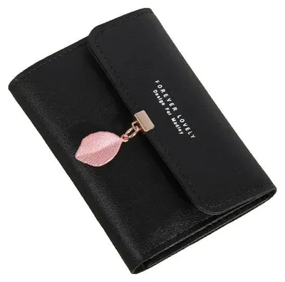 Zdjęcie produktu dla Portmonetka, minimalistyczny portfel, swobodny etui na karty, czarny