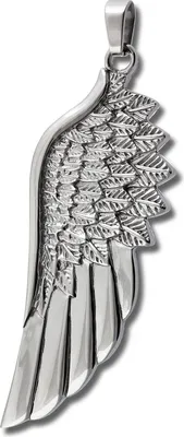 Image de Amello Pendentif en acier inoxydable 22 x 55cm Femme Homme Collier argent ESHS51J