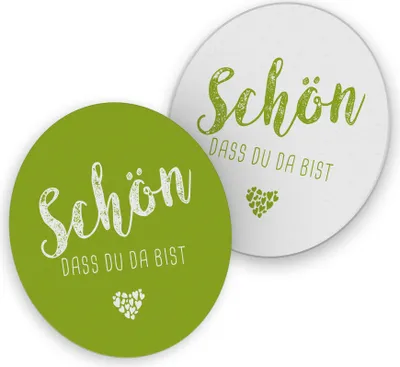 Produktbild von Bieruntersetzer 10,7cm grün Tischdeko für Party