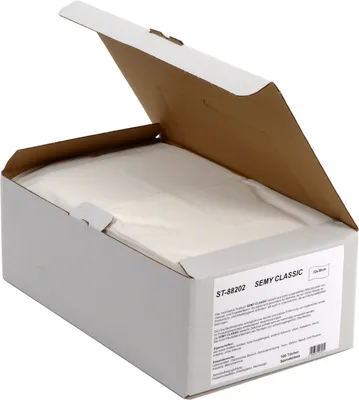 Produktbild von SemyTop Semy Classic Tuch in Spenderbox - 32 x 38cm - 6 x 100 Putztücher