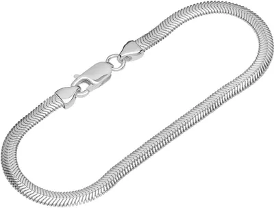 Produktbild von Armband 925 Sterling Silber 19cm Schlangenkette Damen designer Armbandkette Neu