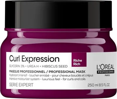 Produktbild von L'Oreal Professionnel Serie Expert Curl Expression Intensywnie nawilżająca bogata maska do włosów kręconych, 250ml