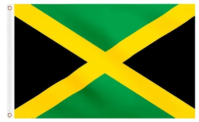 Produktbild von 2 Stück Jamaika-Flagge 150 x 90 cm