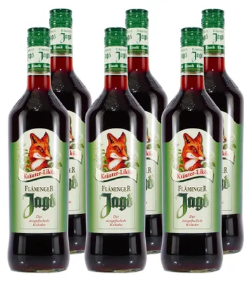 Produktbild von Fläminger Jagd Kräuter-Likör (6 x 1,0L)