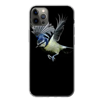 Produktbild von MuchoWow® Handyhülle Schutzhülle Hülle für iPhone 13 Pro Max Vogel - Federn - Porträt Silikon Softcase Handy Hülle - Mobiltelefon