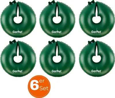 Produktbild von 6x Bewässerungsring Donut Baumbewässerungssack Wassersack für Bäume Gießring Baum Bewässerungssack Bewässerungsringe für Bäume Baumsack